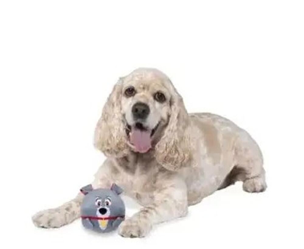 Set of 2 -Disney Squeaky Plush Pet Toys Lady and The Tramp 3"- NWT